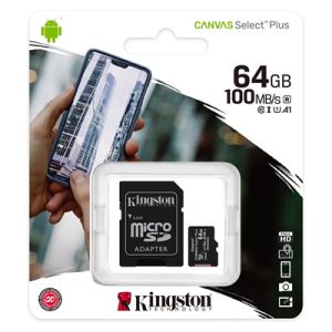 CARTAO MEMORIA 64GB KINGSTON SDCS2/64GB #