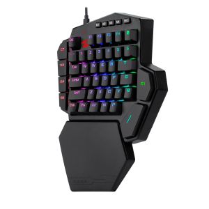 TECLADO MECANICO GAMER DITIX RGB PRETO SWITCH AZUL K601-RGB REDRAGON