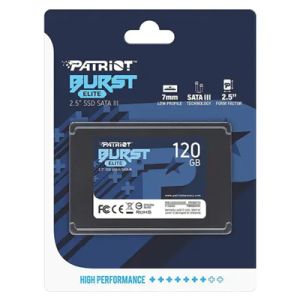 SSD 120GB PATRIOT BURST ELITE SATA 3 2.5" PBE120GS25SSDR #