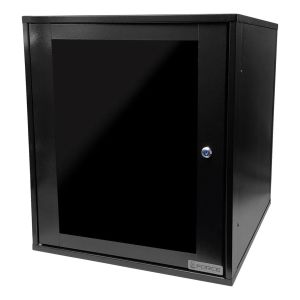 RACK 19POL X 12U X 570MM DESMONT PAREDE PRET - PORTA ACRILICO MRD 1257