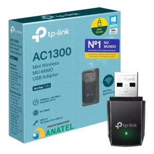 ADAPTADOR WIRELESS TPLINK USB ARCHER T3U MINI MUMIMO AC1300