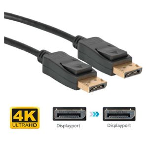 CABO DISPLAYPORT MACHO X DISPLAYPORT MACHO 4K 1.8M JC-DP1.8 - 6972147644536