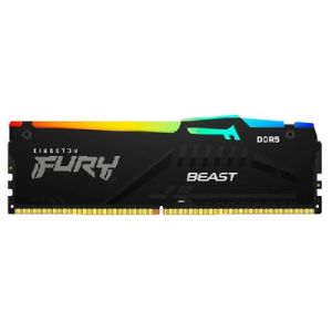 MEMORIA DDR5 32GB PC 5600MHZ KINGSTON FURY BEAST RGB PRETO KF556C40BBA-32