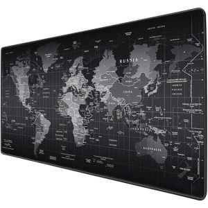 MOUSE PAD GAMER GRANDE (28-MAPA DO MUNDO) TAMANHO 700x350x3mm