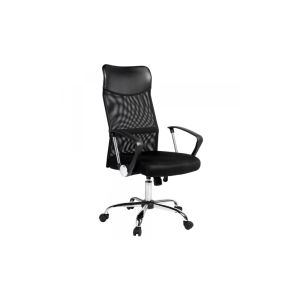CADEIRA PRESIDENTE MESH GIRATORIA PRETA MOCH-2001/BK