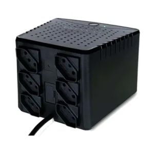ESTABILIZADOR 1000VA 6 TOMADAS PRETO POWEREST 9007 TS SHARA