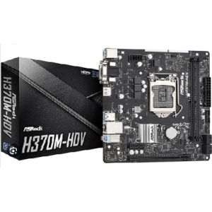 PLACA MÃE 1151 8° / 9º GER ASROCK H370M HDV DDR4 DVI HDMI VGA USB3.1 LAN