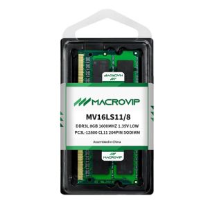 MEMORIA NOT DDR3L 8GB 1600MHZ MACROVIP MV16LS11/8 #