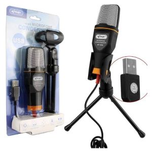 MICROFONE CONDENSADOR USB COM TRIPE KP-916 KNUP