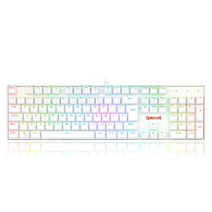 TECLADO MECANICO MITRA RGB BRANCO SWITCH MARROM K551W-RGB