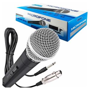 MICROFONE DINAMICO CABO XLR - P10 5M KP-M0014/5M KNUP