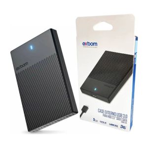 CASE EXTERNO USB 3.0 PARA HDD 2.5" SSD E SATA CGHD-36 EXBOM