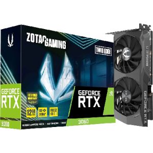 PLACA DE VIDEO ZOTAC RTX 3060 12GB GDDR6 192BITS TWIN EDGE