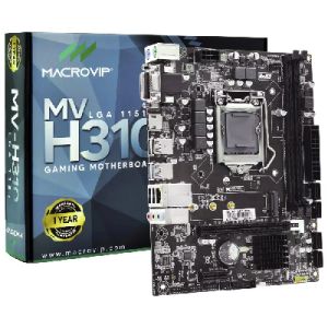 PLACA MAE 1151 H310 MACRO VIP VGA/DDRD#