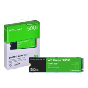 SSD M.2 500GB WESTERN GREEN SN350 2280 NVME -WDS500G2G0C 2400 #