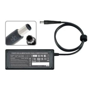 FONTE NOT DELL 19.5V 65W 3.34A 7.4x5.0MM MM498 MAIS MANIA #
