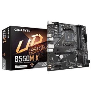PLACA MAE AM4 GIGABYTE B550M K M.2/DDR4/DP/HDMI/USB3.2 #