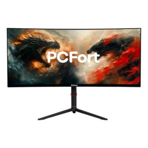 MONITOR GAMER CURVO PCFORT W340I165 34" ULTRAWIDE QHD 1MS 165HZ 99% SRGB 2XDISPL
