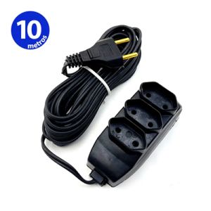 EXTENSAO LIDER LUX 10 METROS (PRETO)
