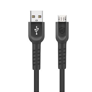 CABO USB V8 1M (BRANCO/PRETO) (C/AVARIA) #