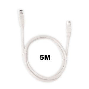 CABO REDE CAT.5E 5M RJ45 BRANCO PC-ETHU50WH PATCH CORD PLUSCABLE