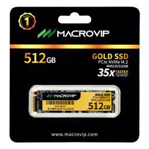 SSD M.2 512GB MACROVIP GOLD NVMe PCIE MVGLD/512GB #