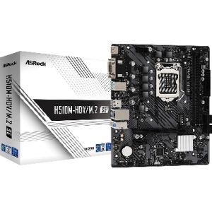PLACA MAE H510M-HDV/M2 SE PC ASROCK  M.2/DDR4/DVI/HDMI/USB3.2 #