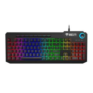TECLADO MEMBRANA GAMDIAS ARES P2 ABNT2 PRETO