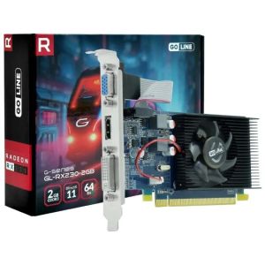 PLACA DE VIDEO GOLINE RADEON RX230 2GB 64BIT DDR3/DVI/HDMI/VGA #
