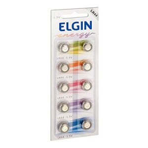 (UNIDADE) BATERIA LR44 AG13 LR1154 ALCALINA 1.5V ELGIN ENERGY #
