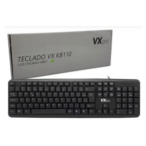 TECLADO USB VXPRO VX KB110 PADRAO ABNT