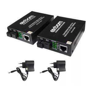 CONVERSOR FIBRA OPTICA PARA RJ45 10/100/1000 CFO-NK1000/A CFO-NK1000/B EXBOM