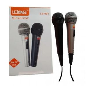 MICROFONE COM FIO 2.5M LE-901 LELONG