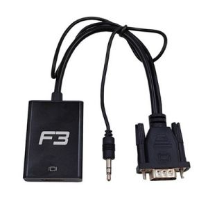 CABO VGA X HDMI COM AUDIO P2 E CABO USB V8 JC-AD-VGA-01 F3
