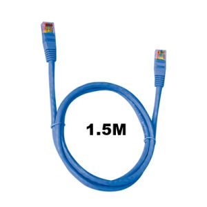 CABO REDE CAT.5E 1.5M RJ45 AZUL PC-ETHU15BL PATCH CORD PLUSCABLE