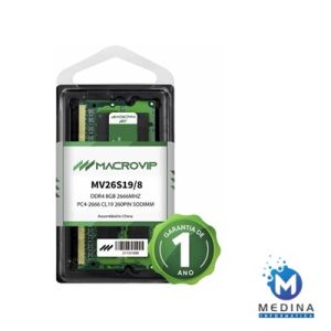 MEMORIA NOT DDR4 8GB 2666MHZ MACROVIP MV26S19/8 #