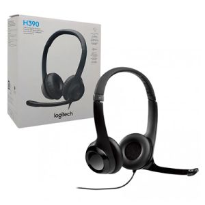 HEADSET USB H390 PRETO LOGITECH