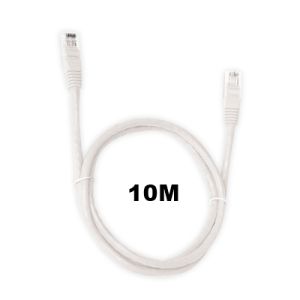 CABO REDE CAT.5E 10M RJ45 BRANCO PC-ETHU100WH PATCH CORD PLUSCABLE