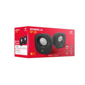 CAIXA DE SOM SPEAKER 2.0 SP-30BK C3TECH